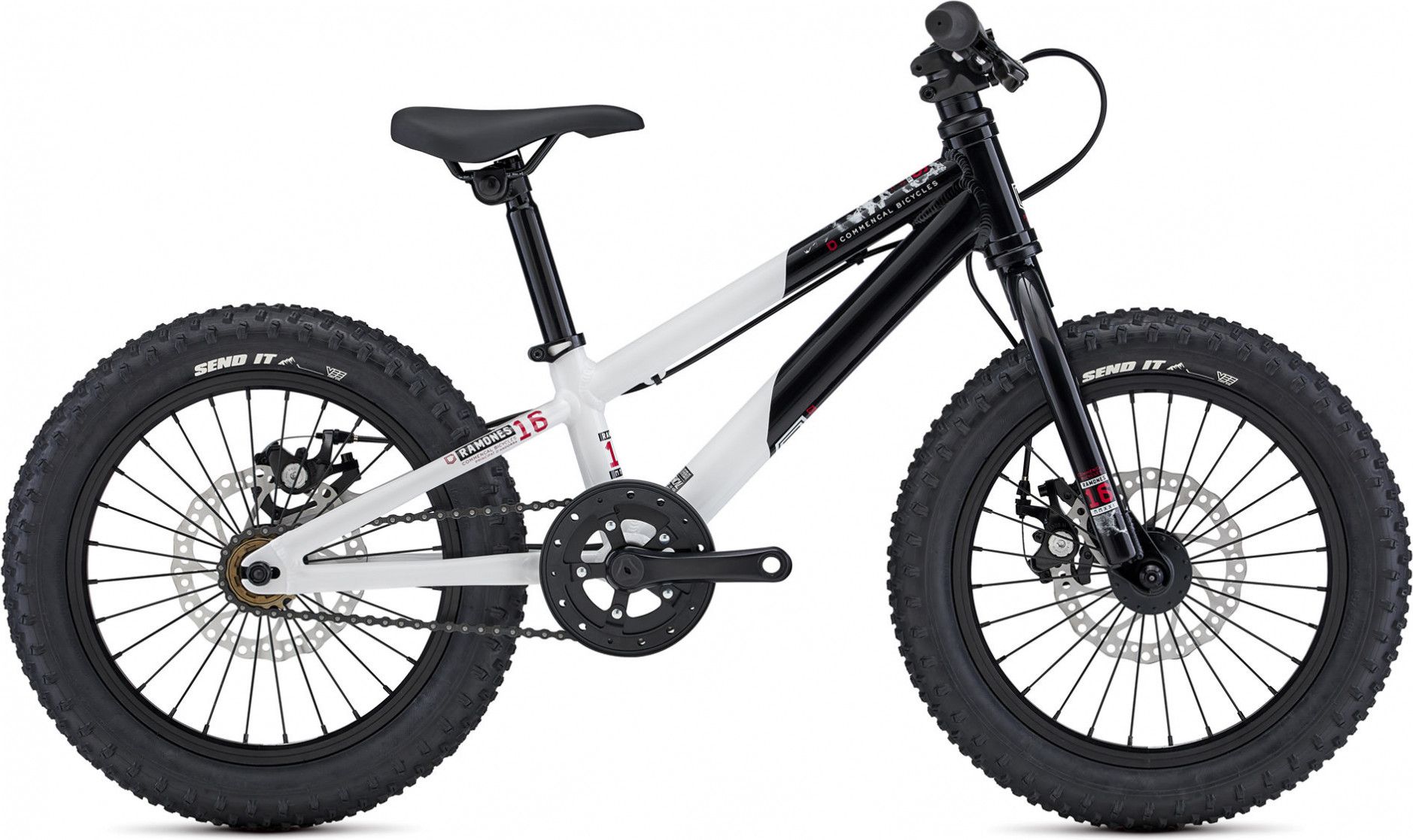 Commencal Ramones 16 '' Kids MTB Black / White 2021