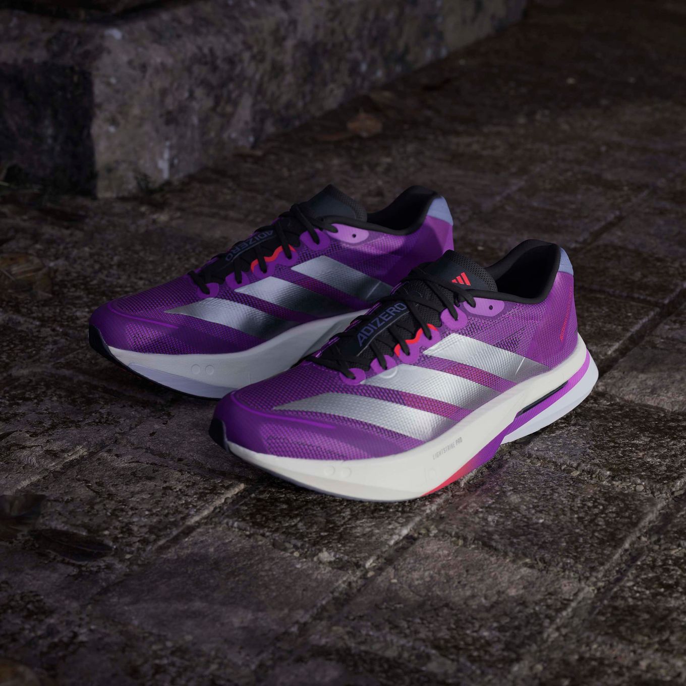 adidas Adizero Boston 13 Purple Men's Running Shoes | Alltricks.com