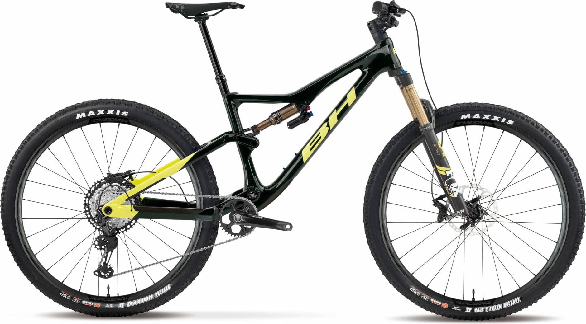 Bh Bikes Lynx Trail Carbon 9.5 Full Suspension MTB Shimano XT 12S 29 Black Yellow 2022 Alltricks