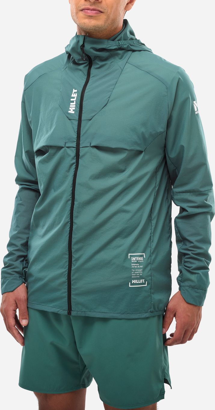 Polaire Millet Lokka III Homme – Fermeture Éclair, Capuche, Coupe Régulière, 450 G (Vert, Taille XL)