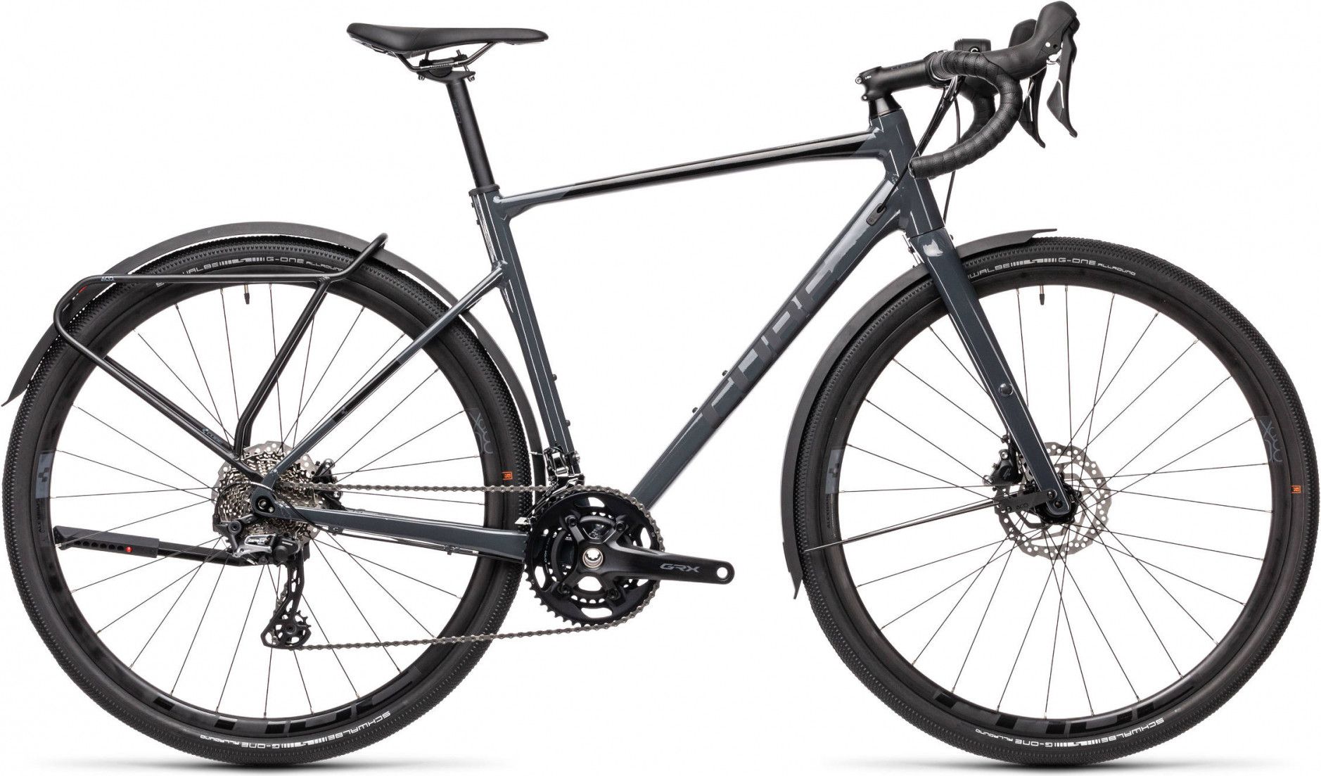 Cube Nuroad Race FE Gravel Bike Shimano GRX 11S 700 mm Dark Grey Black 2021 Alltricks