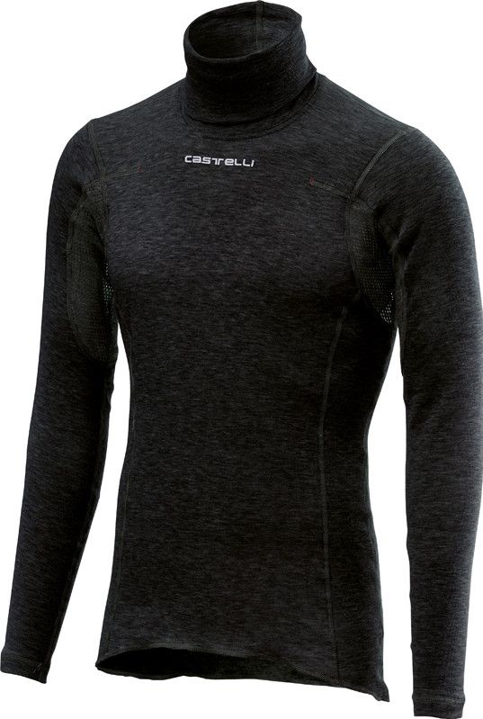 Castelli Flanders Warm Neck Warmer Long Undershirt Black Alltricks