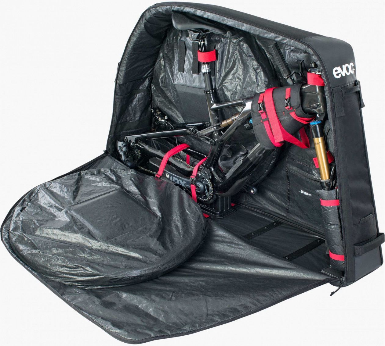 【280L+おまけ】 Evoc Bike Travel Bag EVOC BIKE BAG black one 280 L | Alltricks.com