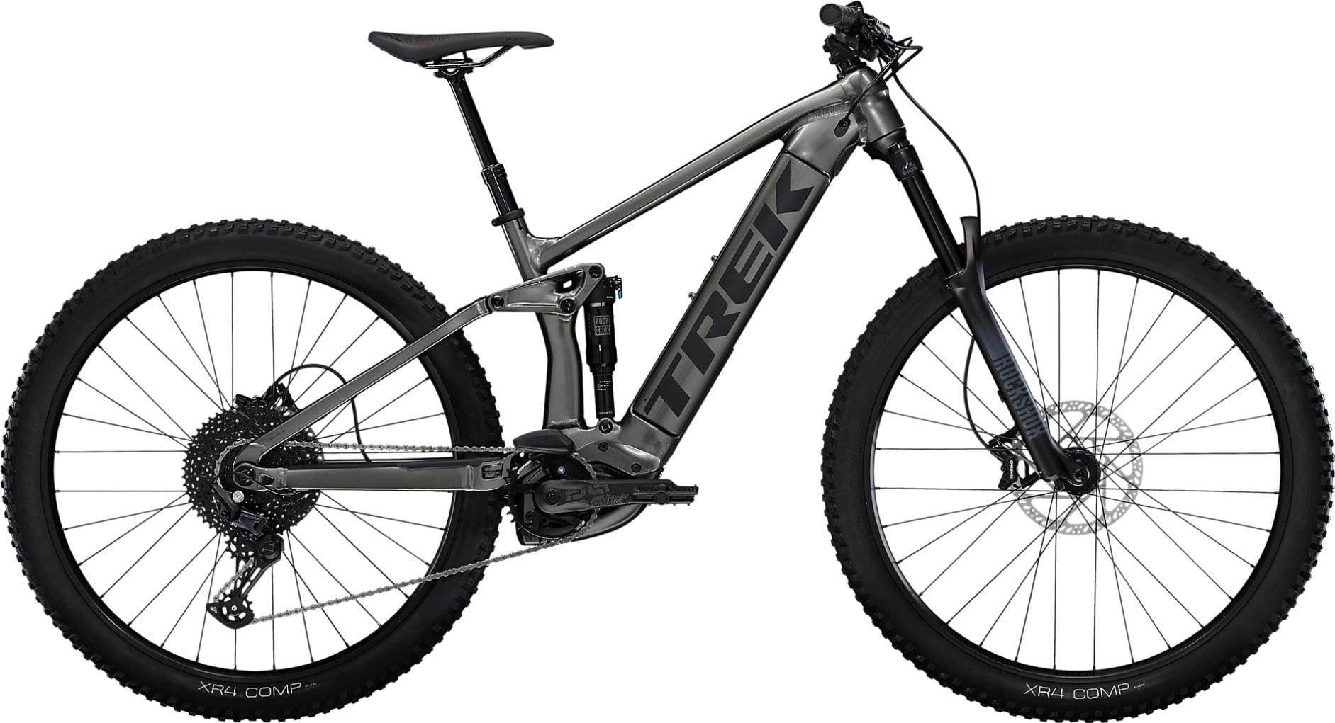 Trek Rail 5 Shimano Deore 12V 625 Wh 29 Grey Mercury 2023 All Suspension Electric Mountain Bike Alltricks