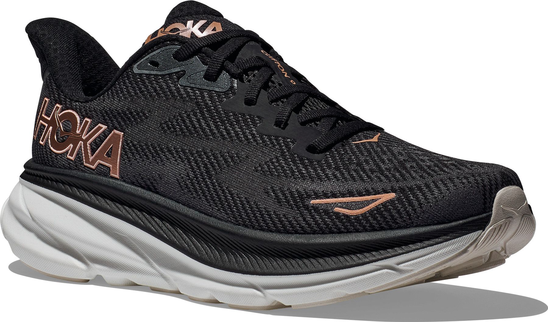 Running Shoes Hoka Women s Clifton 9 Black Bronze Alltricks