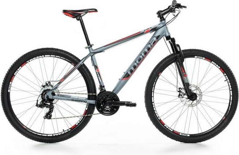 VTT Semi Rigide Moma Bikes GTT 29 SHIMANO 24V Argent Alltricks