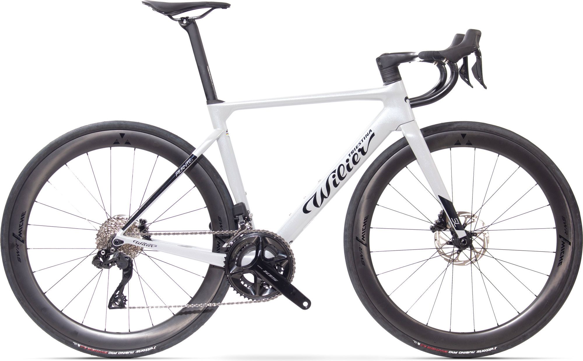 Wilier Triestina Filante SL Miche SWR Evo 50 Road Bike Shimano 105