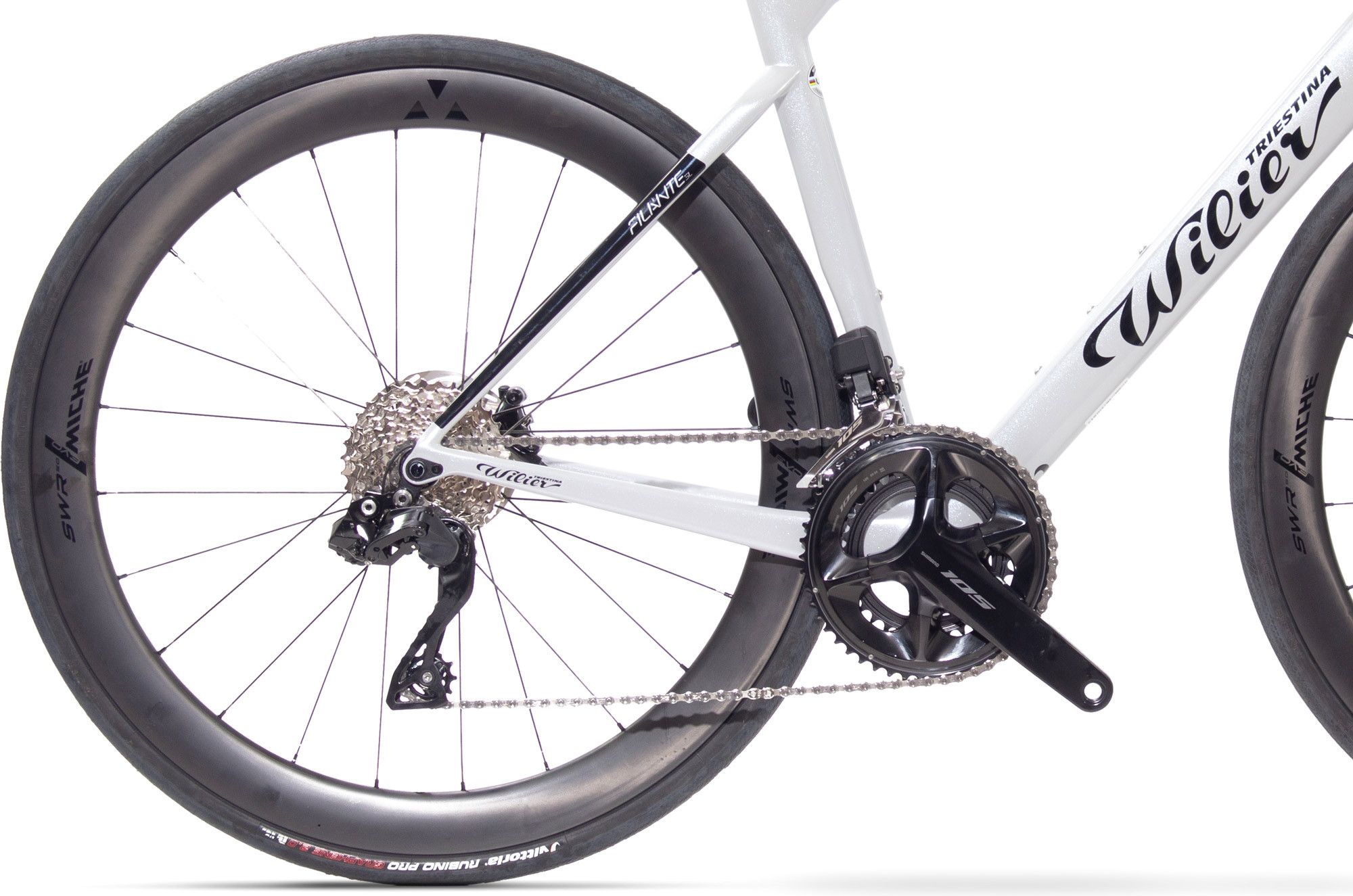 Wilier Triestina Filante SL Miche SWR Evo 50 Road Bike Shimano 105