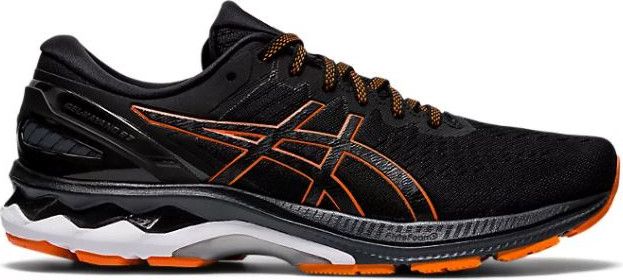 Asics Gel Kayano 27 Black Orange Running Shoes Mens