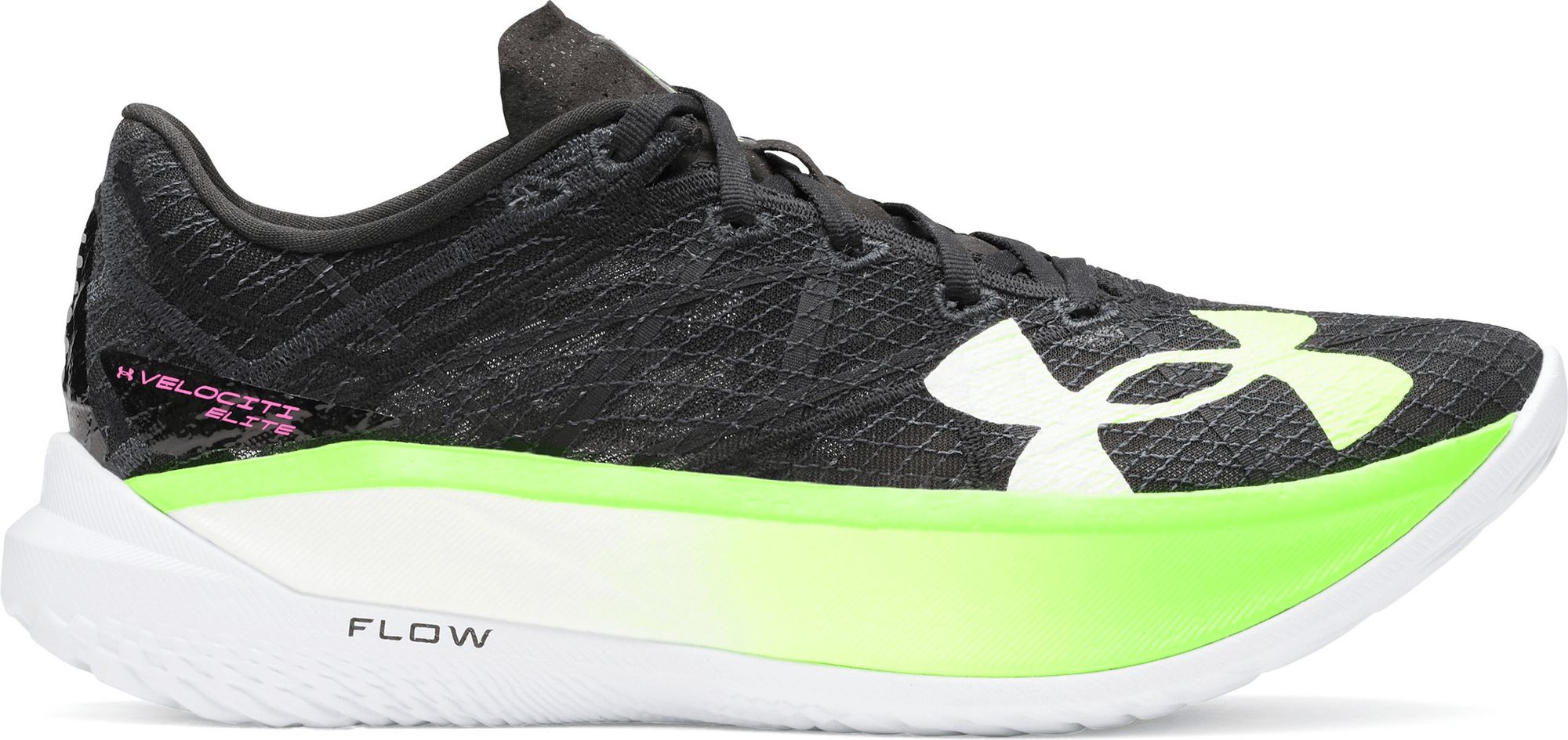 Under Armour Velociti Elite 2 Running Shoes Black/Green  display picture 3