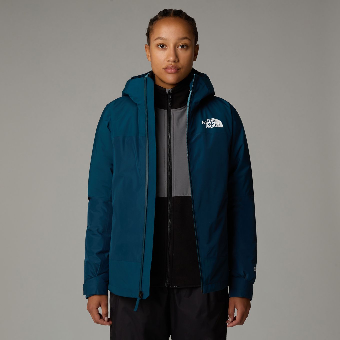 The North Face Mountain Light Triclimate Women s 3 in 1 Jacket Blue Alltricks