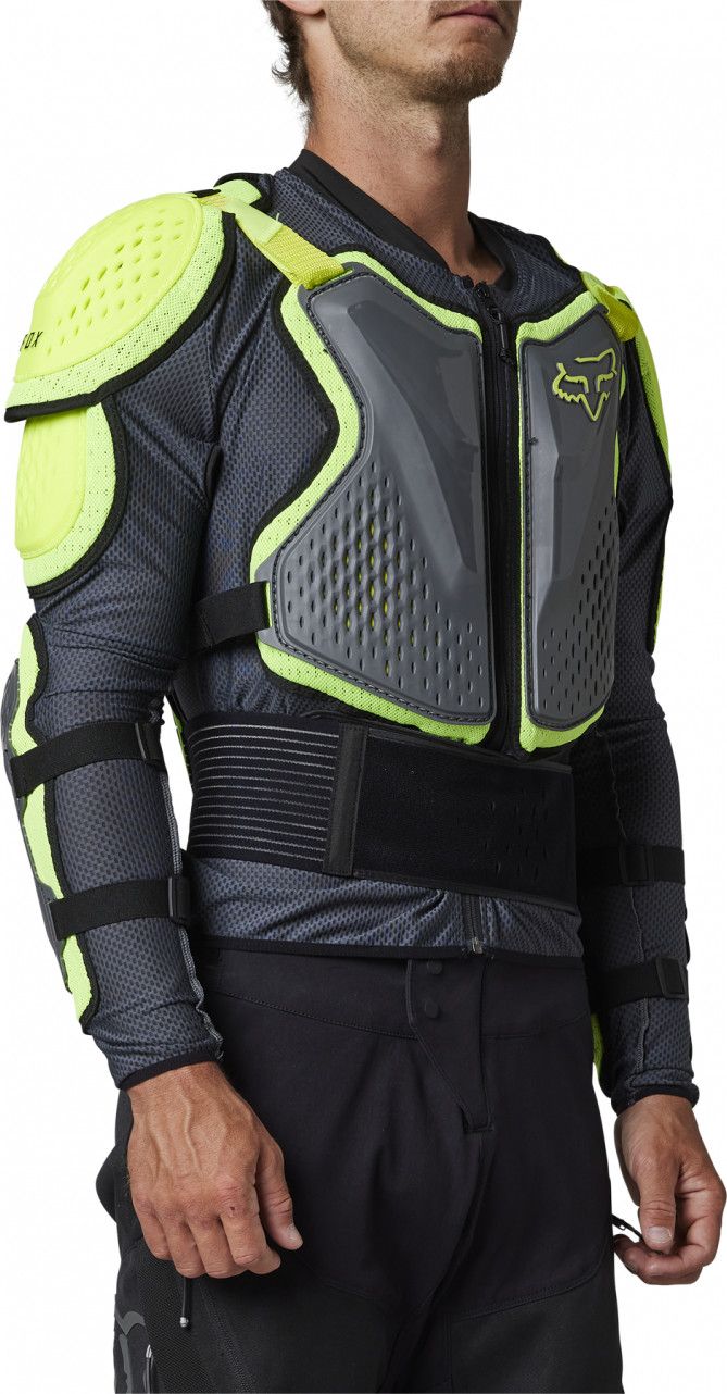 Protections coudes TITAN SPORT ELBOW FOX noir gris - , Coudières