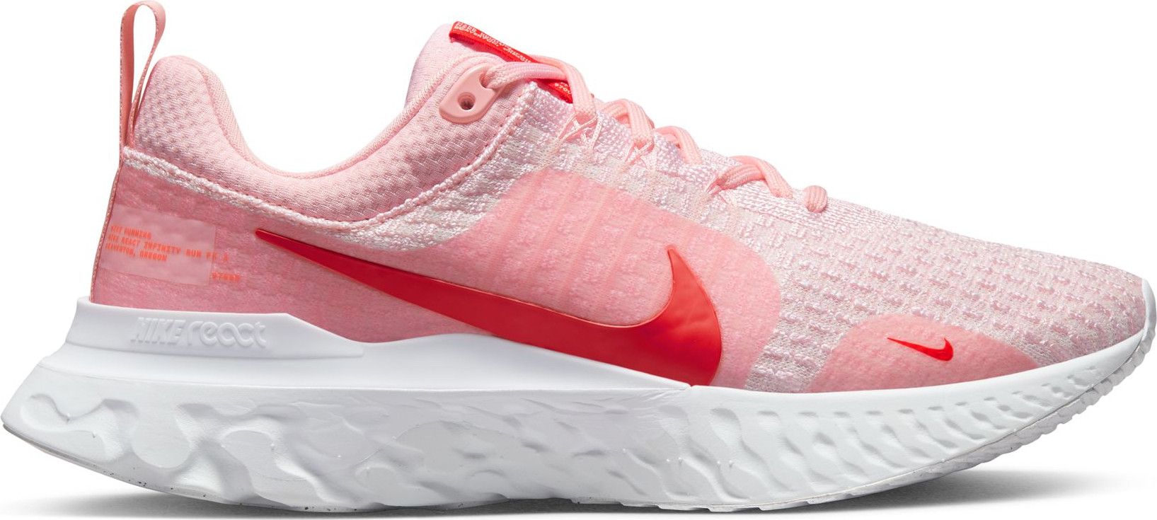 Nike React Infinity Run Flyknit 3 Women s Shoes Pink Alltricks