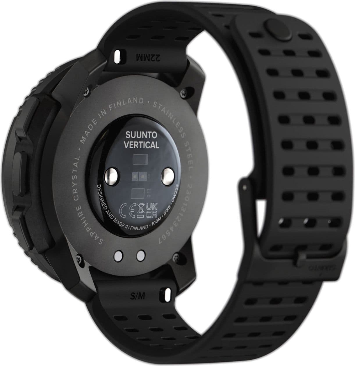 Suunto Vertical Steel Solar GPS Watch All Black