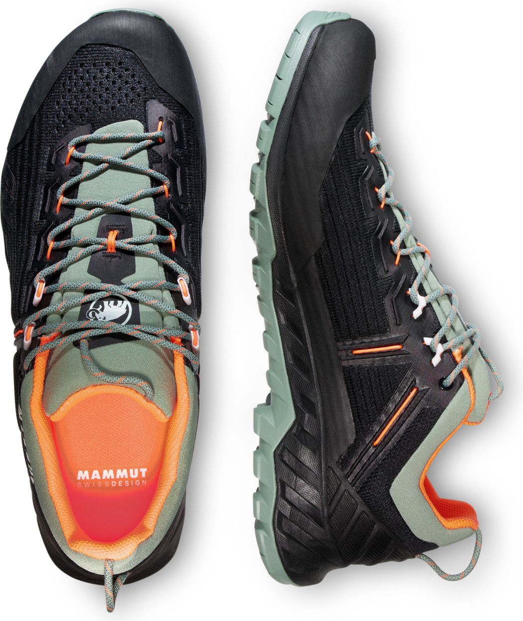 Mammut Alnasca Knit III Low Approach Shoes Green/Black