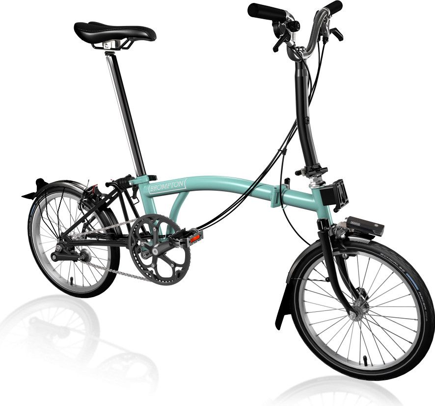 Brompton M6L 6S 20'' Folding Bike Teal Blue | Alltricks.com