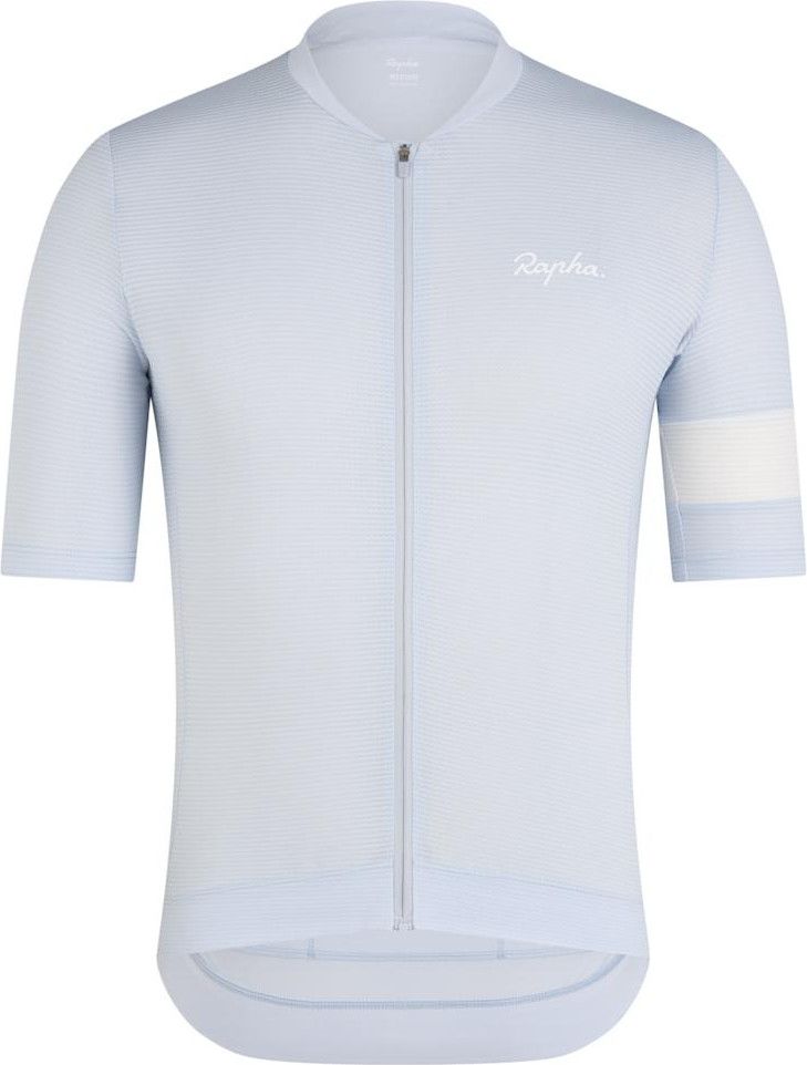 【Rapha】Short Sleeve Tricolour Jersey / M Rapha Core Lightweight Short Sleeve Jersey Men - fresh green/white