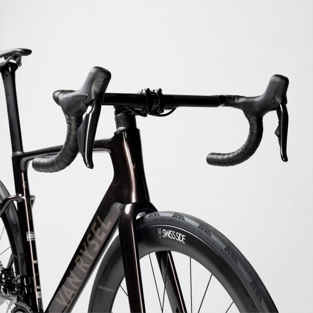 Vélo de Route Van Rysel RCR PRO Shimano Ultegra Di2 12V 700mm Marron 2024 Alltricks.fr