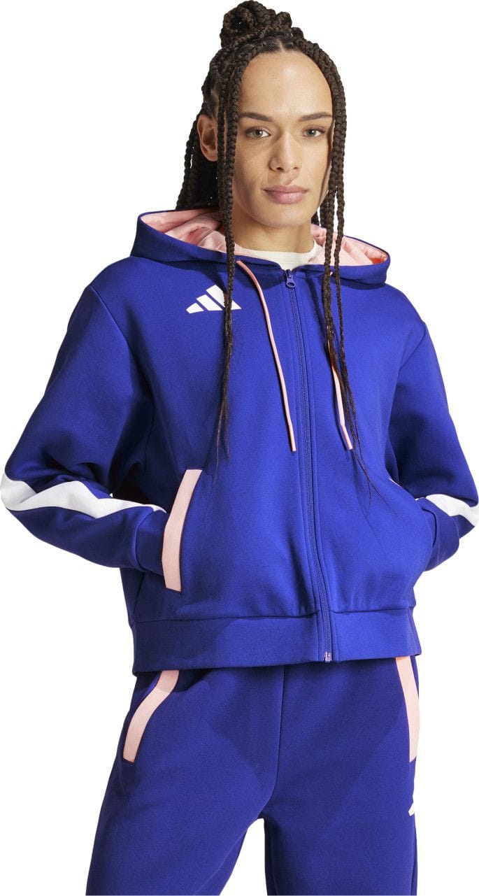 adidas Performance Team France Blue Women's Hoodie