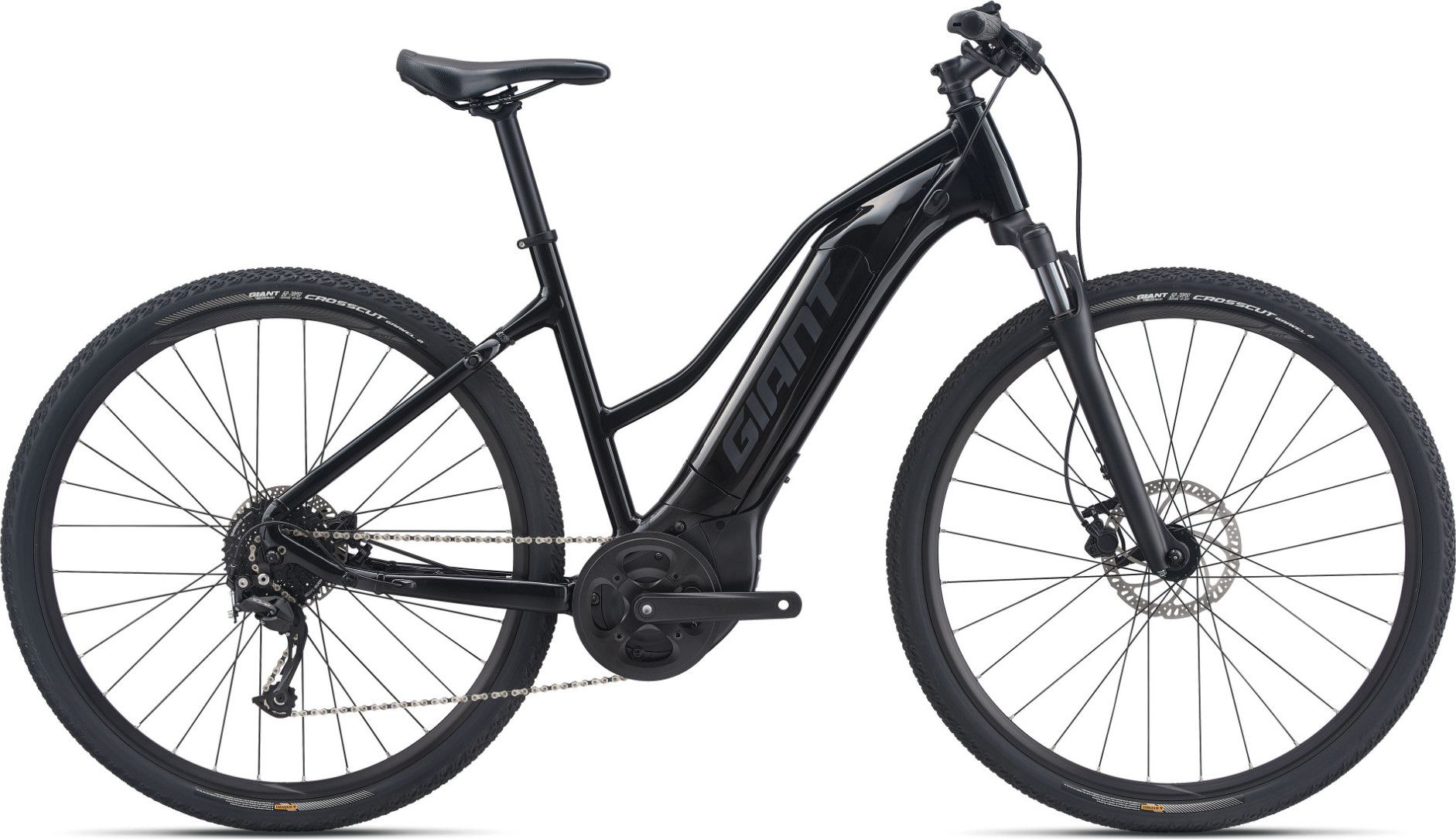 VTC Électrique Giant Roam E+ STA Shimano Alivio 9V 400 Wh Black