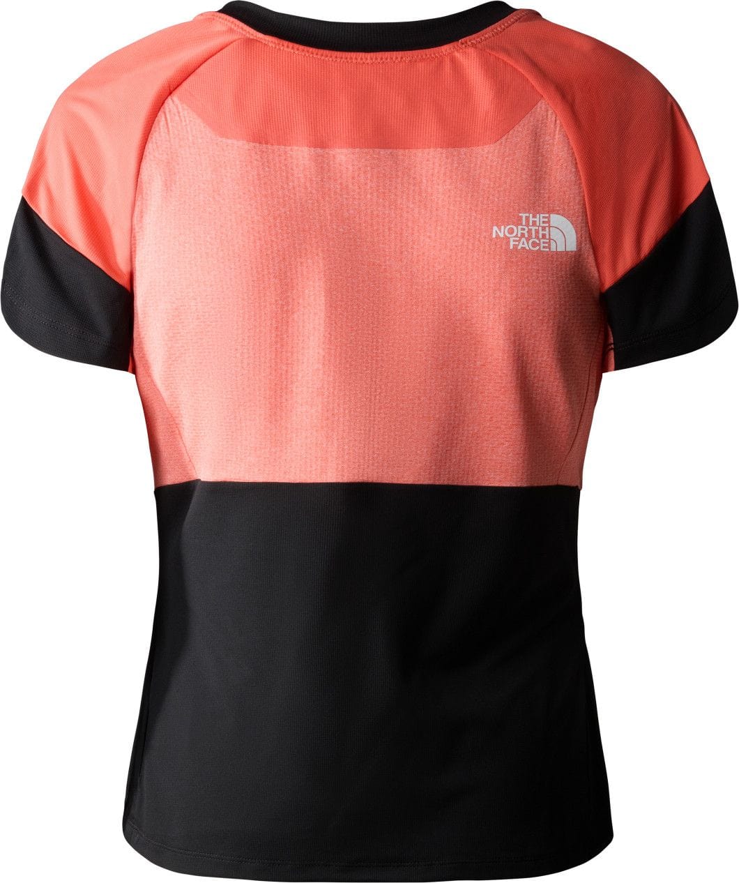 Orange north face t shirt hotsell