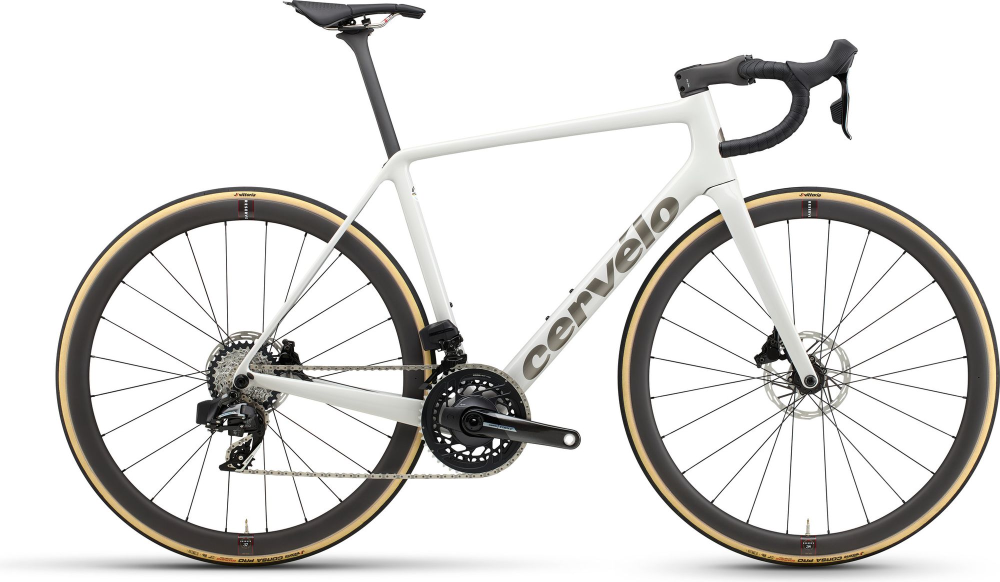 Cervélo ロードバイク ホワイト/レッド Cervelo R5 Road Bike Sram Force AXS 12S 700 mm White 2025