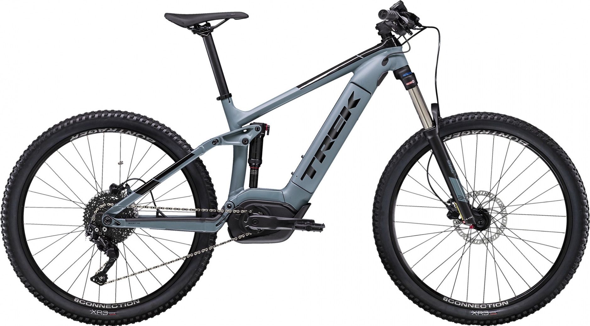 MTB All-Electric Suspension 2020 Trek PowerFly FS '' Shimano Deore  10V Gray Black