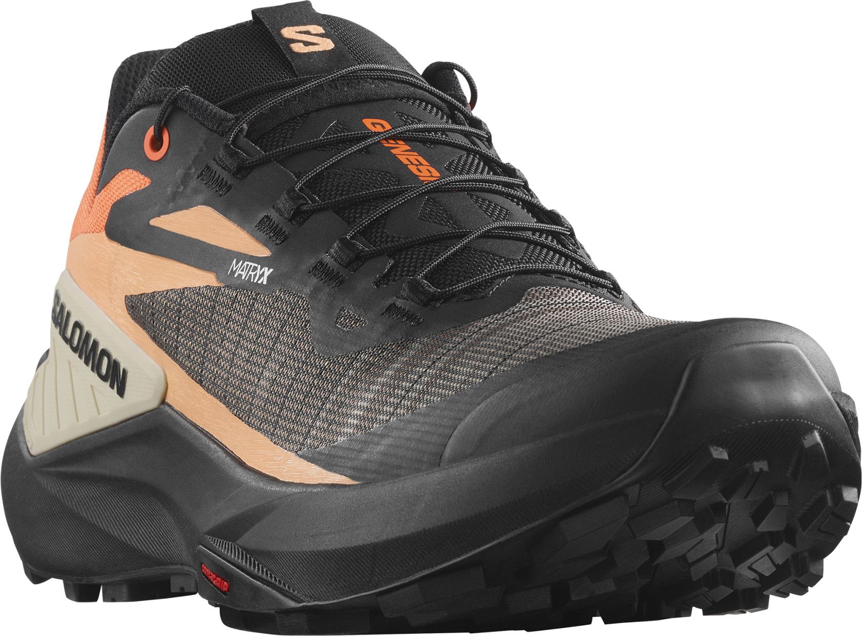 Salomon Genesis Trail Shoes Black Orange Men's | Alltricks.com