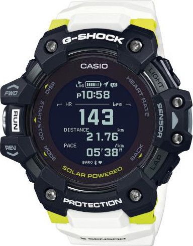 Casio G-SHOCK G-Squad HR GBD H1000 Watch Black White | Alltricks.com