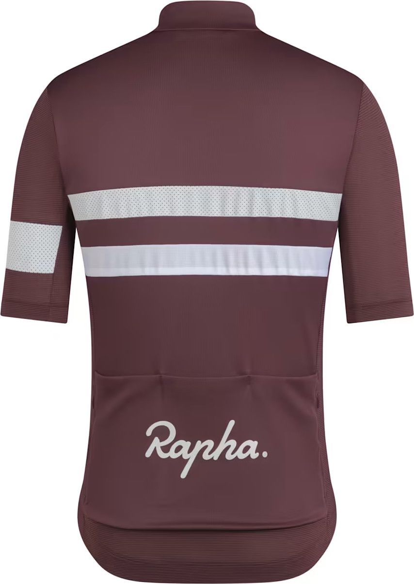 Men's Rapha Brevet Lightweight Violet/White short-sleeved jersey
