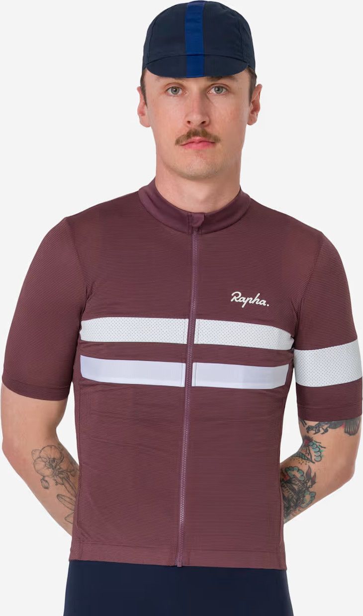 Maillot Cyclisme Rapha Homme Taille S - Violet - Coupe-vent Léger Trail - Neuf Avec étiquette