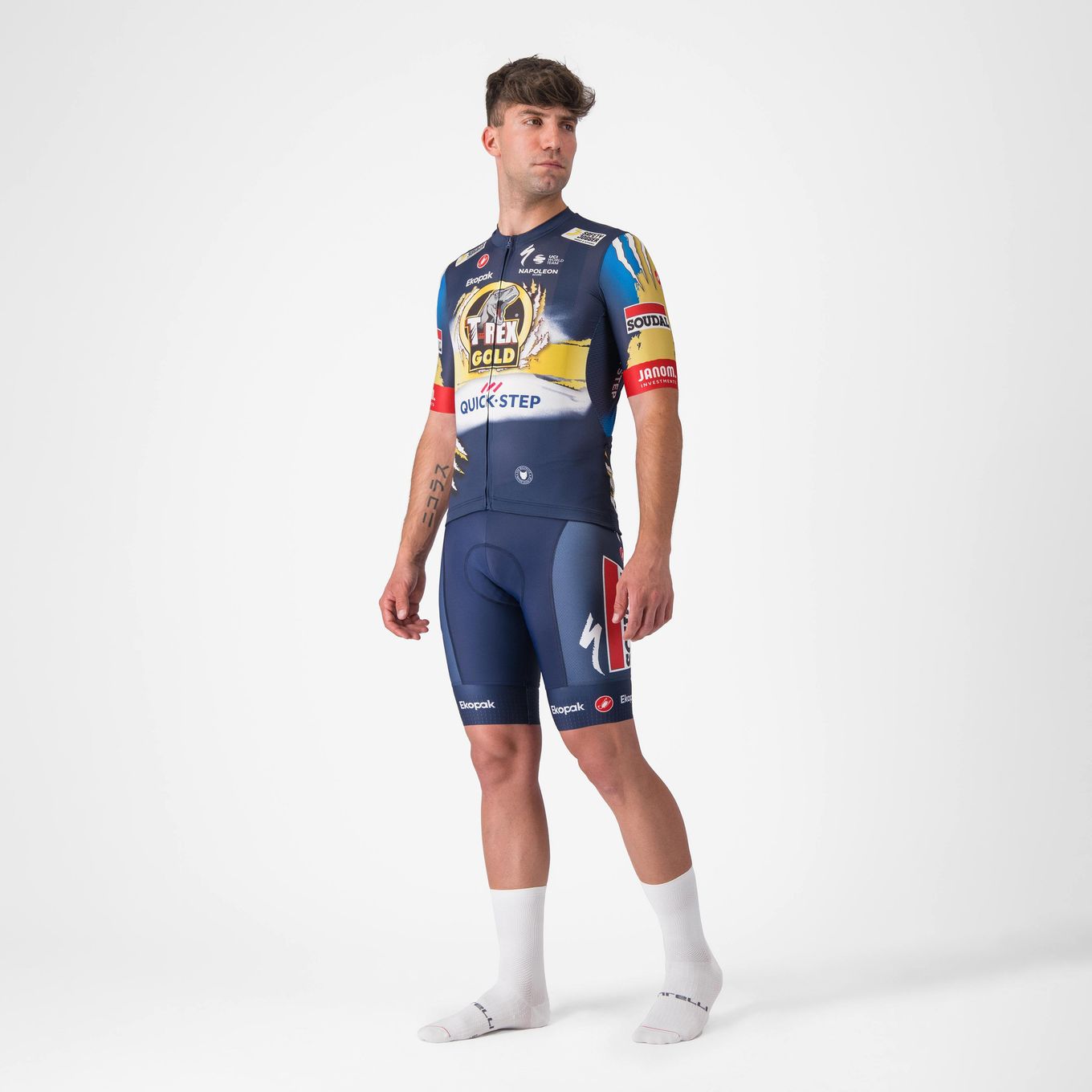 Castelli Competizone 3 Soudal Quick-Step Short Sleeve Jersey Blue