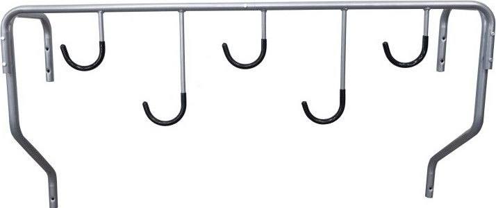 Appendiabiti Da Parete Everbilt 432510 – Gancio In Acciaio Per Bici, Max 30 Libbre, Colore Grigio