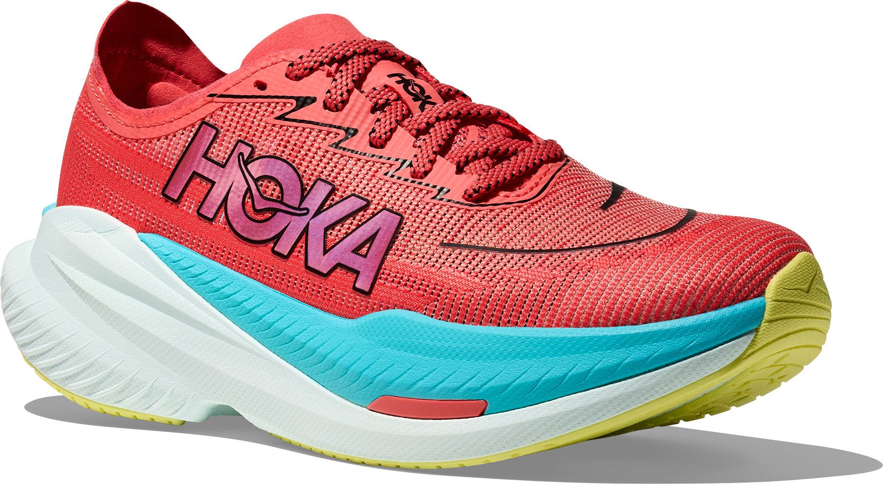 Hoka Mach X 2 Running Shoes Pink/Blue Women | Alltricks.com