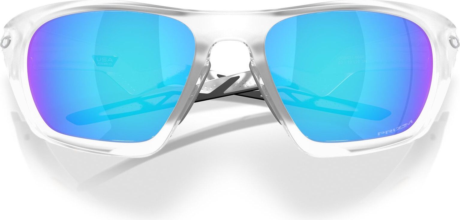 Oakley Lateralis Matte Clear / Prizm Sapphire / Ref : OO9431-0660