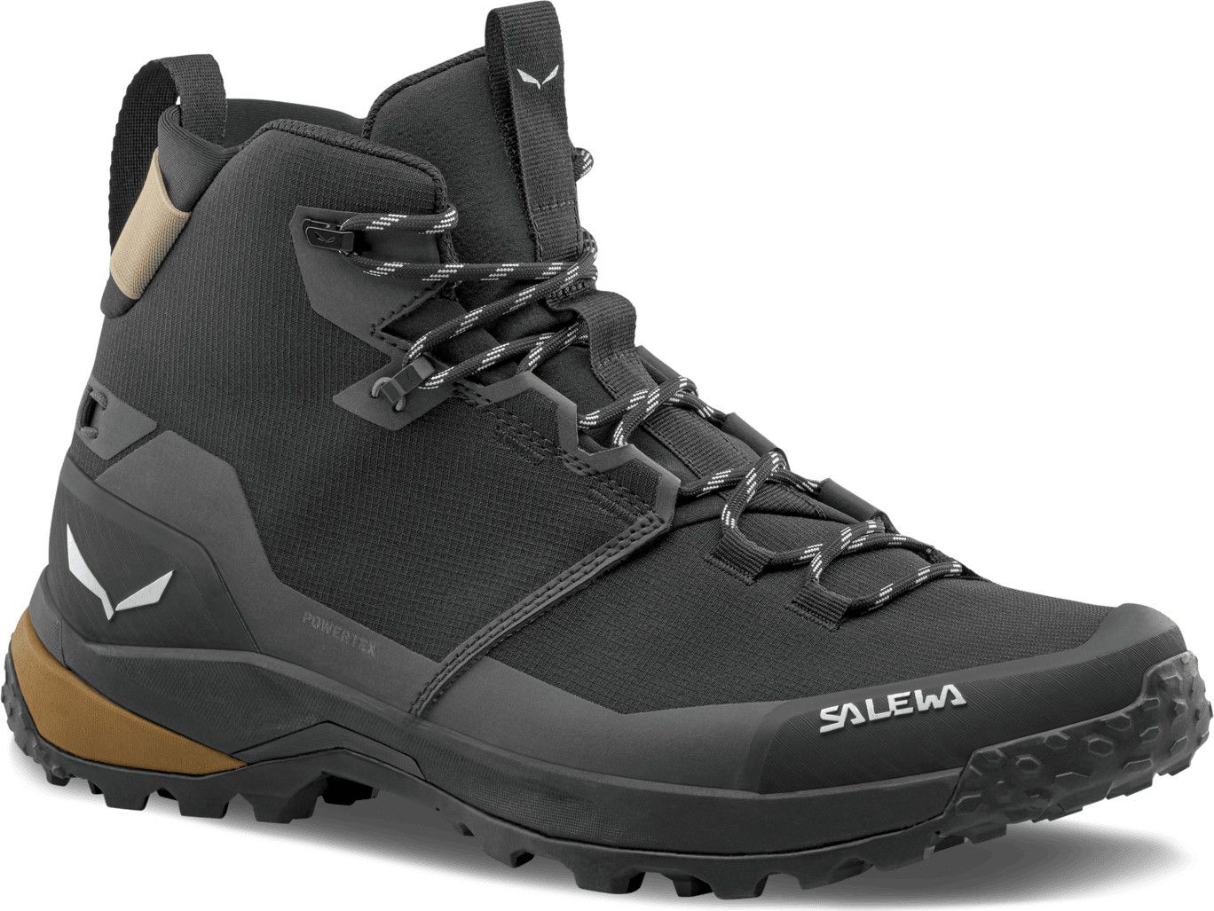 Men's hiking boots Salewa Puez 2 Mid Powertex Black | Alltricks.com