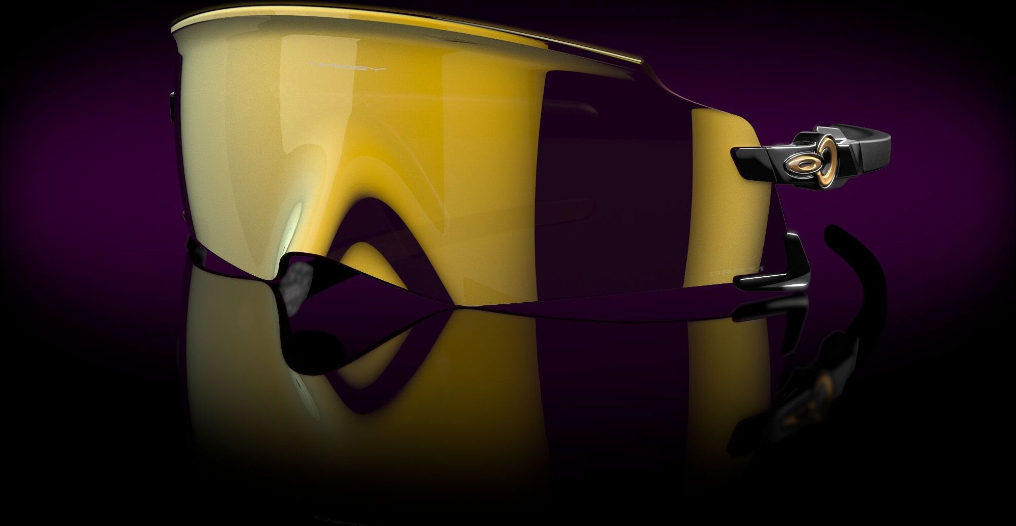 Oakley Kato Polished Black Goggles / Prizm 24K / OO9455M