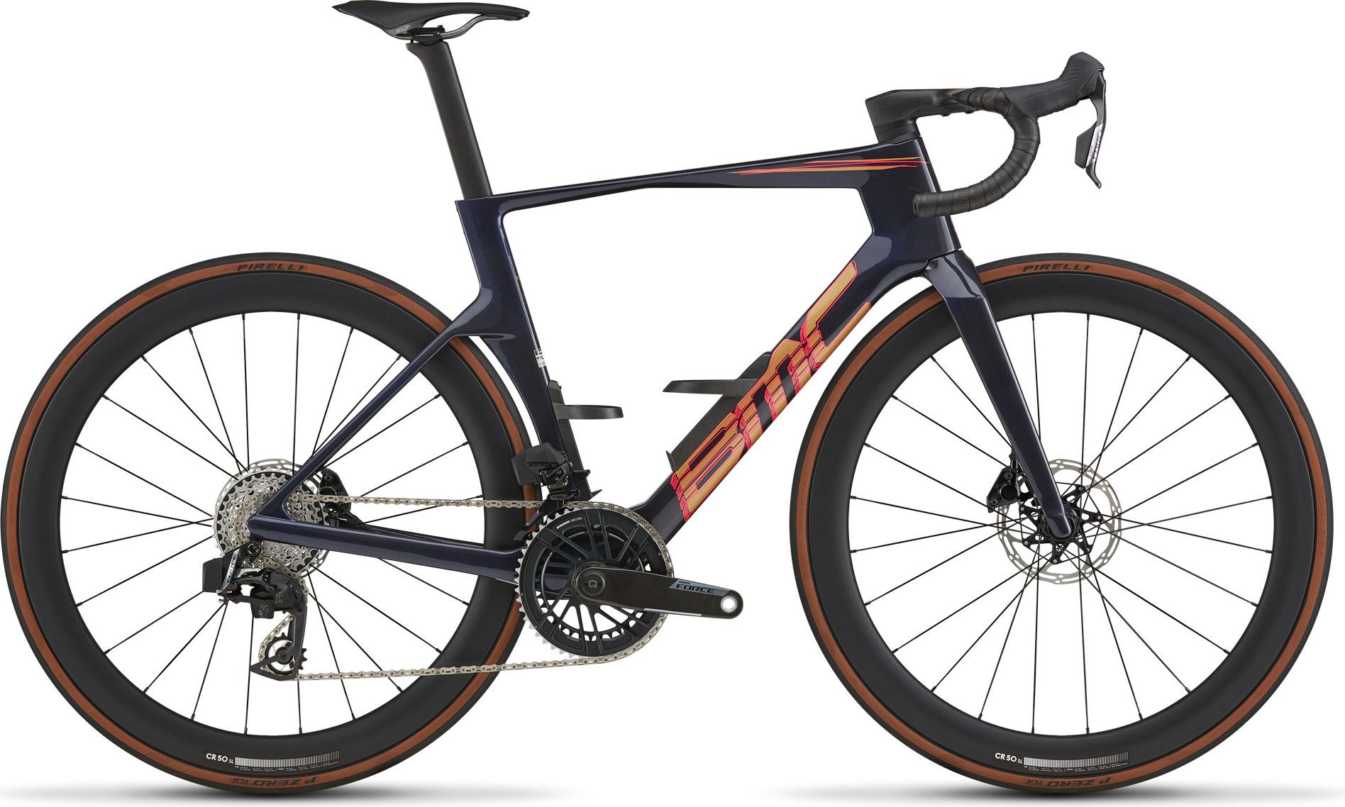 BMC Teammachine R 01 Three Sram Force AXS 12V 700mm Blue/Orange