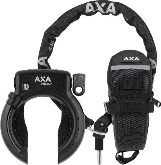 Serrure Antivol AXA Defender RL – Cadre De Fixation, Clé Non Amovible, Noir, Pour Vélo