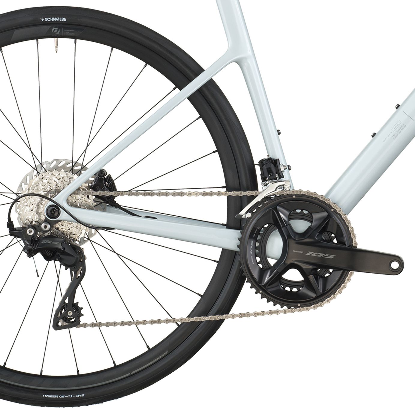 Scott Addict 50 Shimano 105 12-speed 700 mm White Road Bike 2025