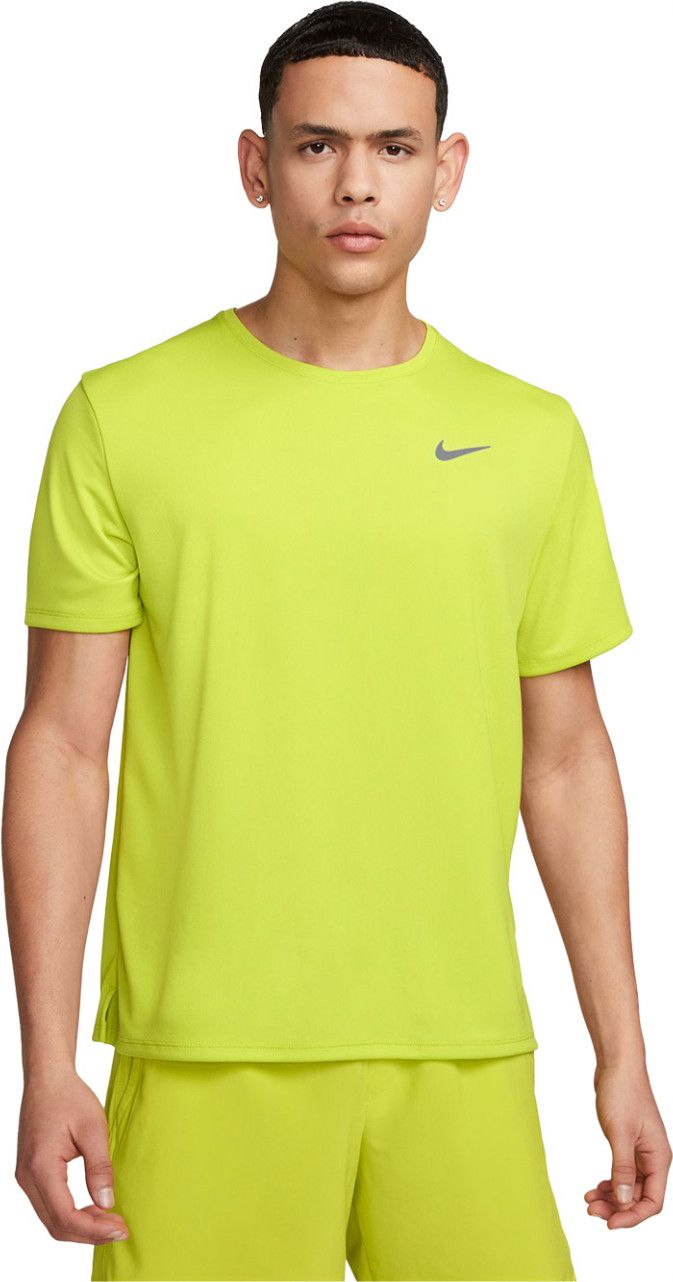 Nike dri fit t shirt yellow online