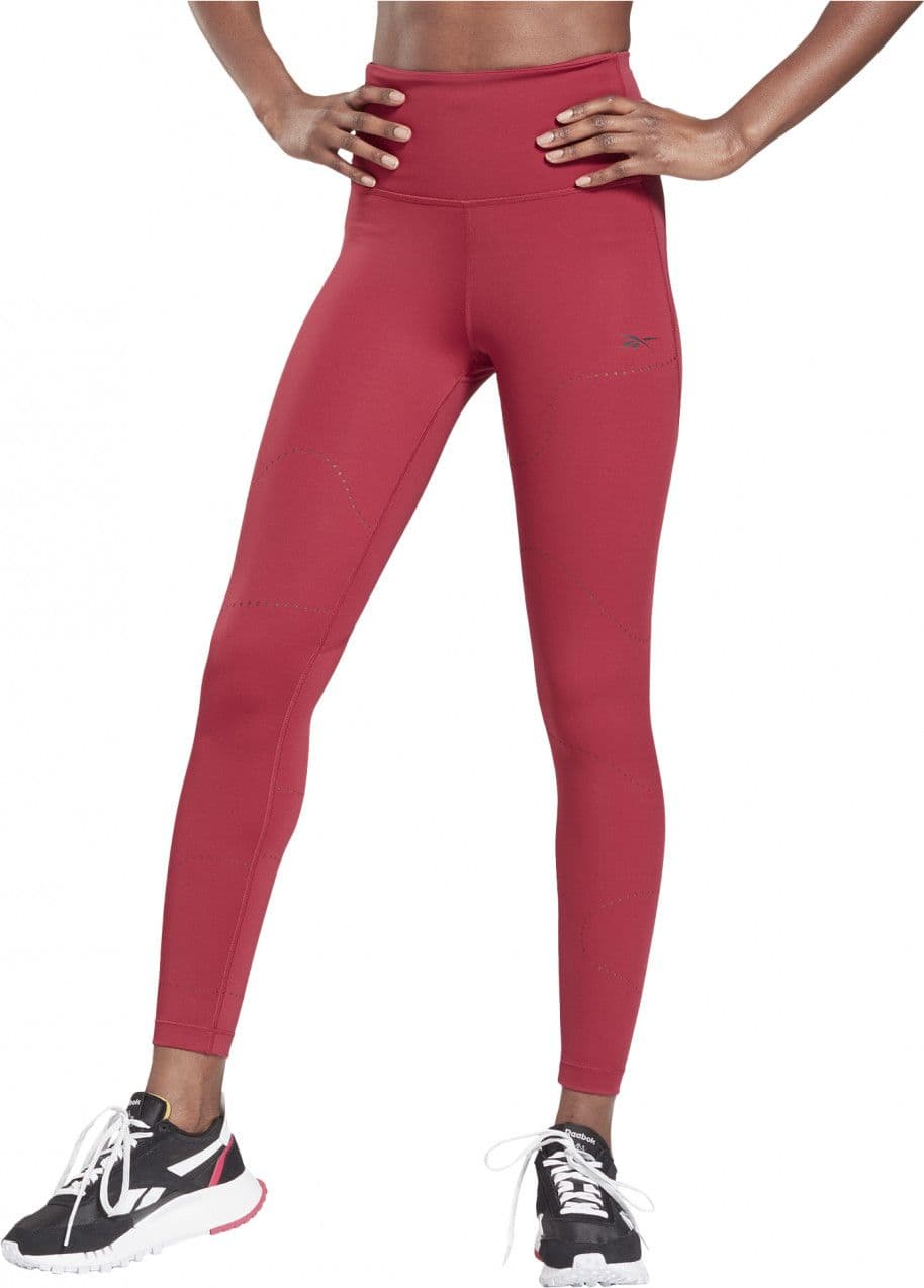 Reebok Lux Perform Womens Long Tights Red Alltricks