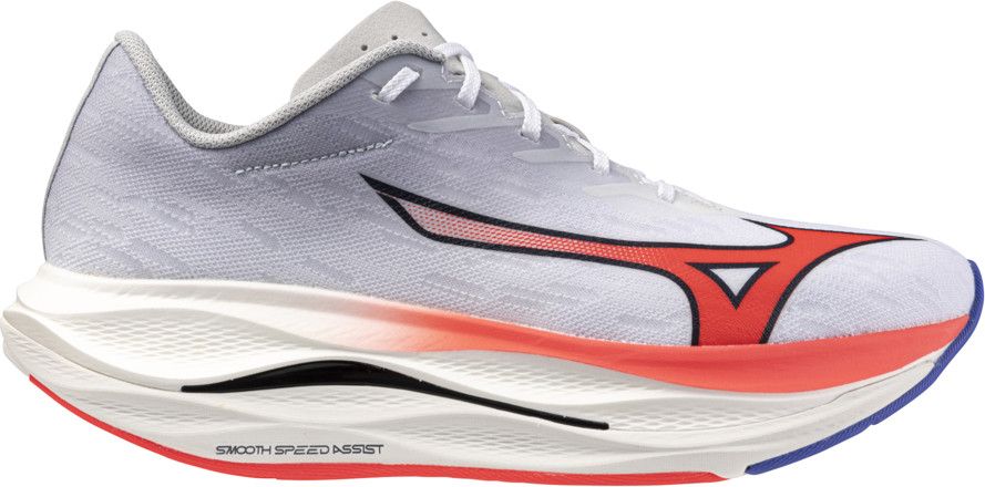 Mizuno Wave Rebellion Flash 3 White/Red Running Shoes for Men