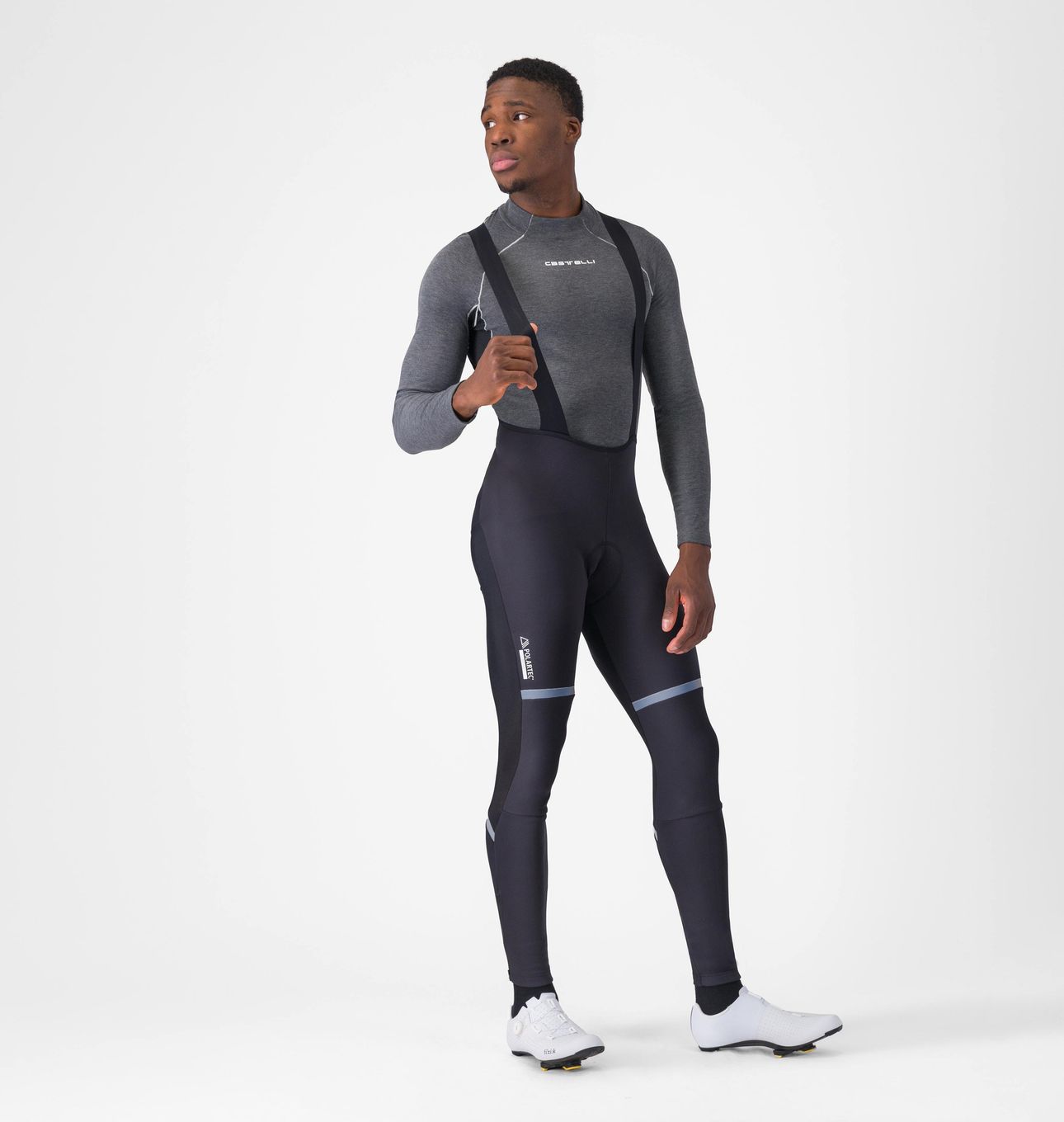 は*る様 Castelli POLARE 4 BIBTIGHT XL ブラック Castelli Polare 4 Men's Bib Tight Black | Alltricks.com