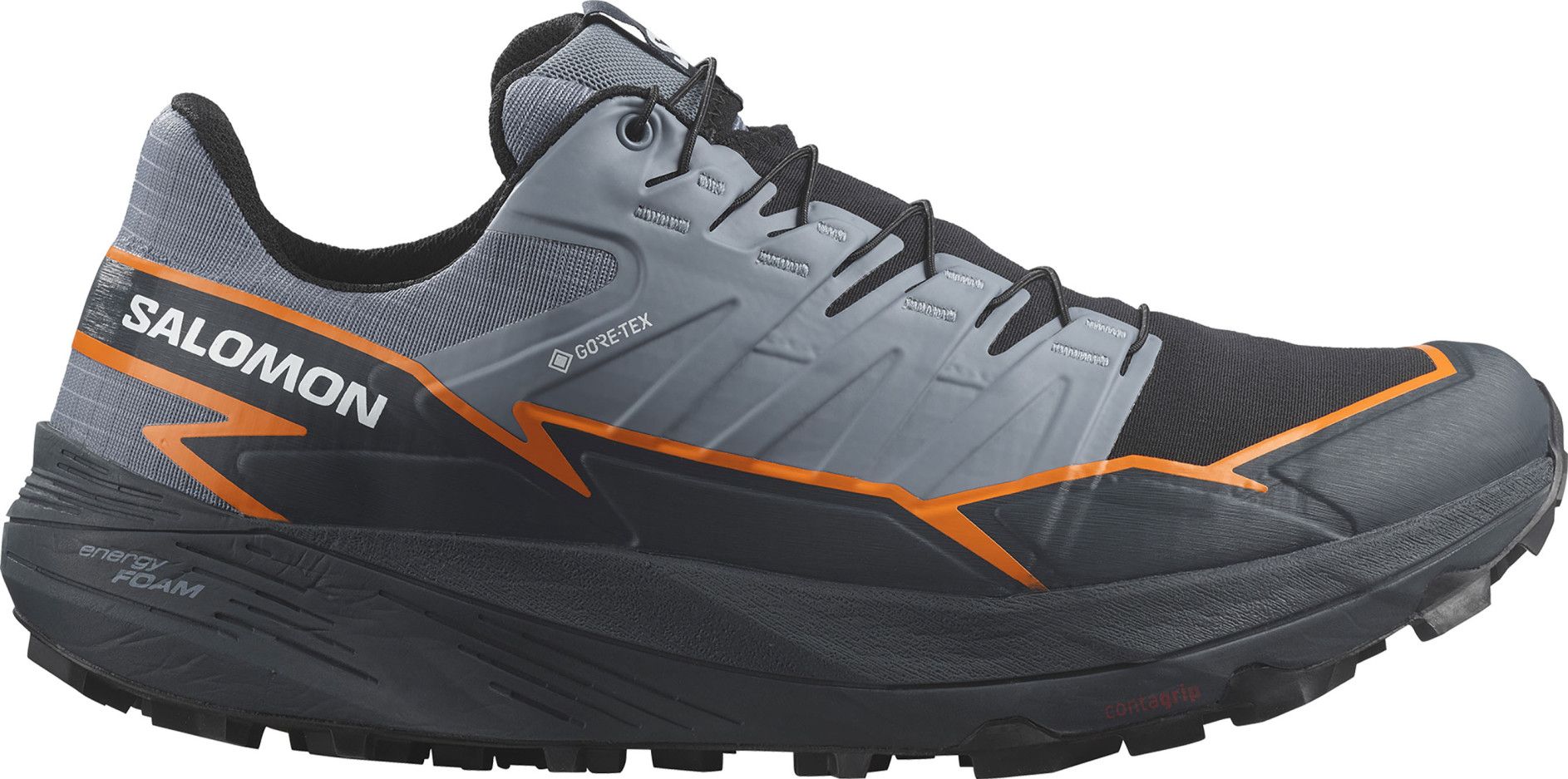 Salomon Thundercross Gore Tex Trail Shoes Grey Orange Alltricks