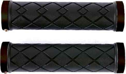 Poignées VTT A’ME 1.2 TRI Lock-on – 136 Mm – Noires – Neuves