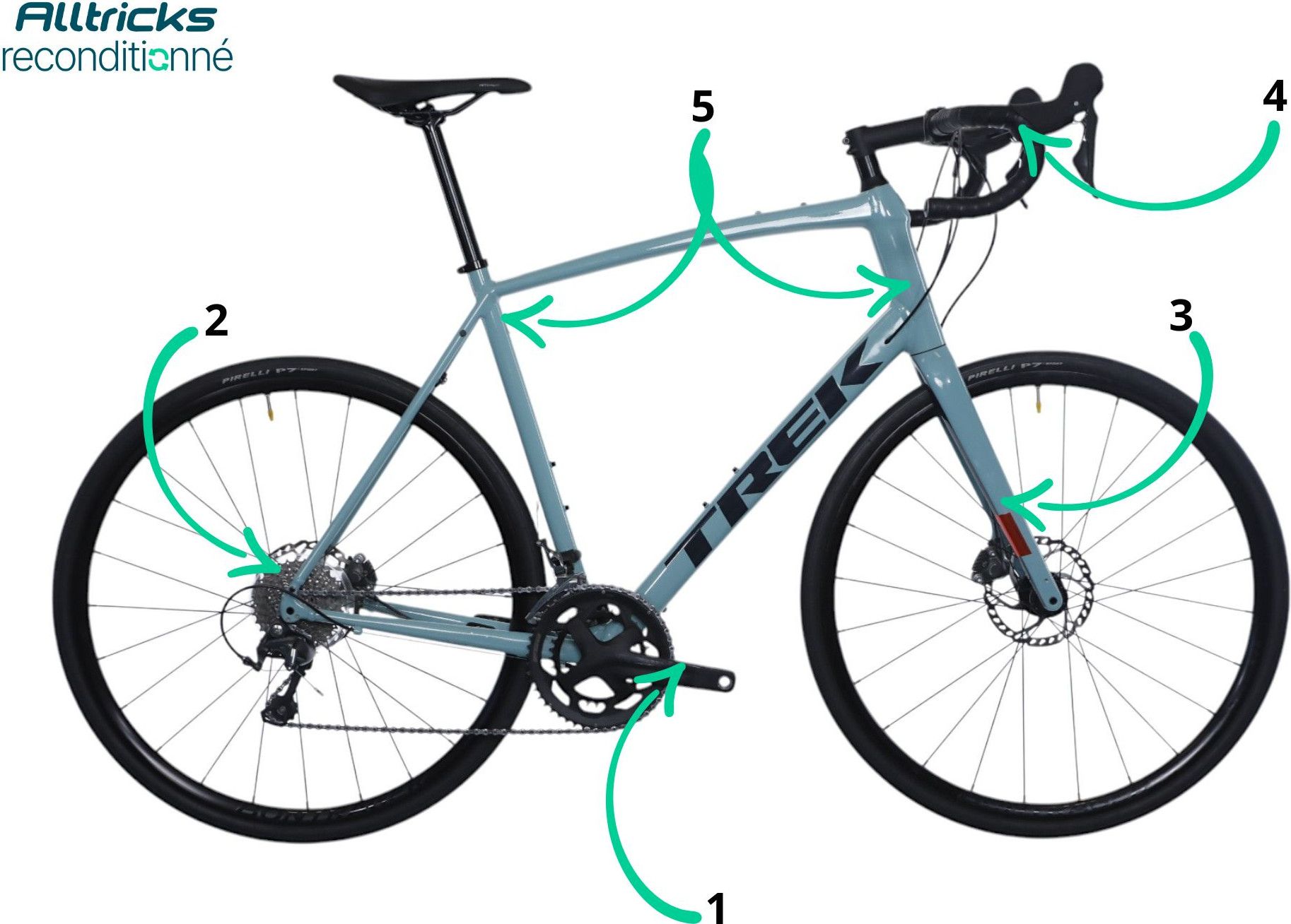 Refurbished Product - Vélo Route Trek Domane AL4 Shimano Tiagra