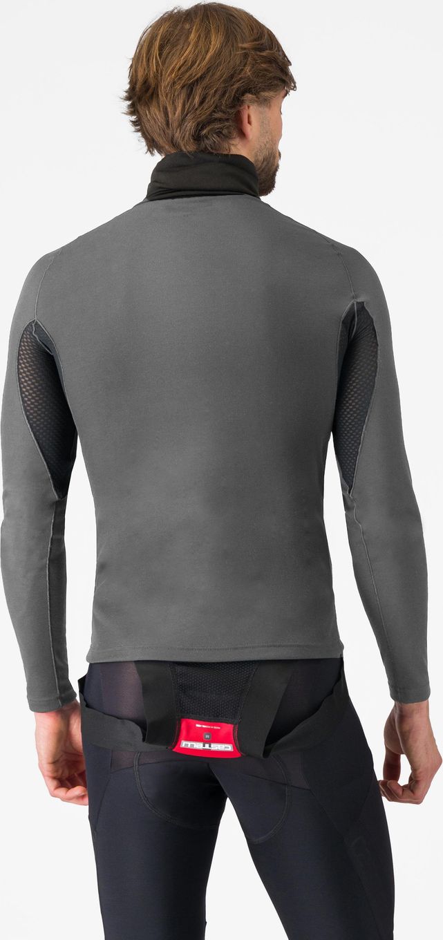 Men's Castelli Flanders 2 High Neck Warmer Under Jersey Grey