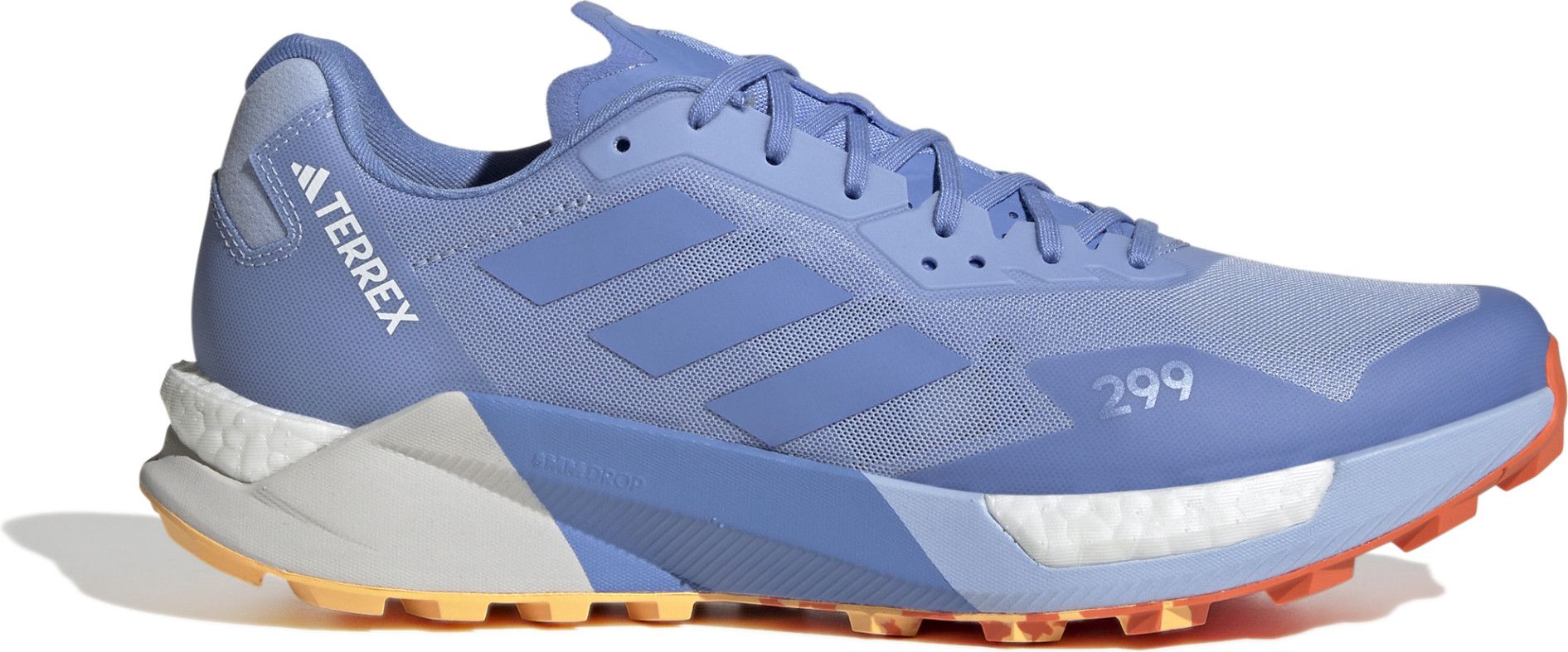 adidas Terrex Agravic Ultra Blue Orange Trail Shoes - Main Image