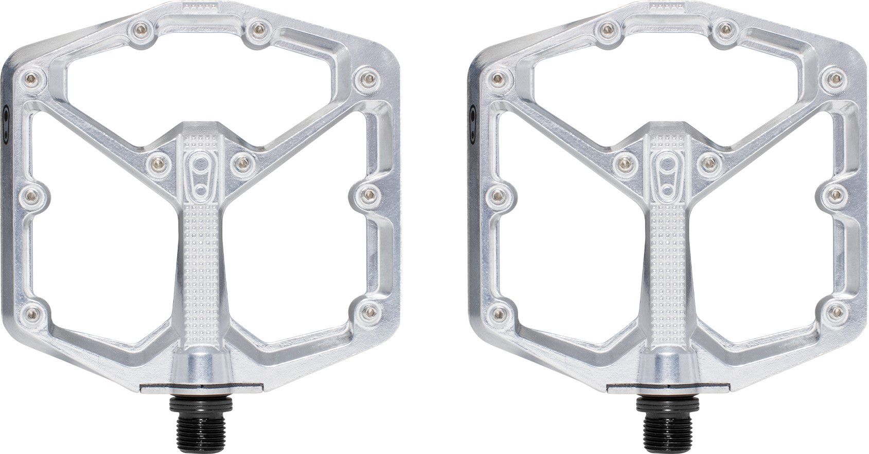 Crankbrothers Stamp 7 Large - Silver Edition Flat Pedals High